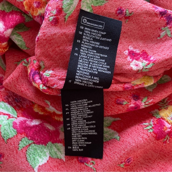 & Other Stories Floral Skirt size 6 - Picture 7 of 9